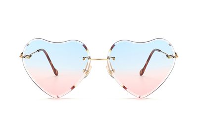 17 Rimless Heart Sunglasses (1)