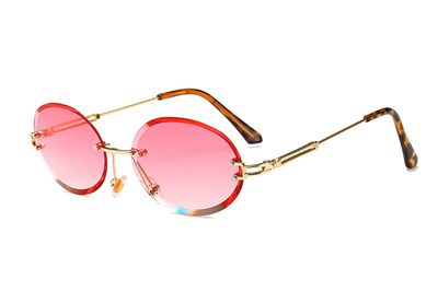 25 Oval Rimless Sunglasses (1)