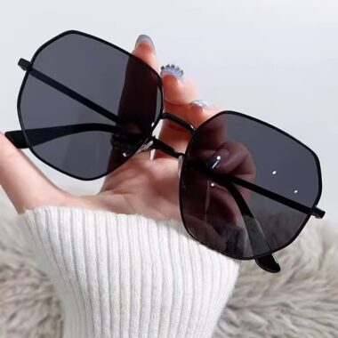 Polygon Metal Sunglasses for Women