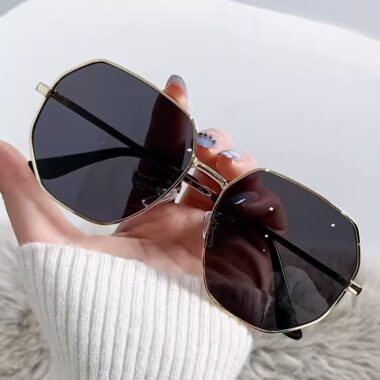 Polygon Metal Sunglasses for Women
