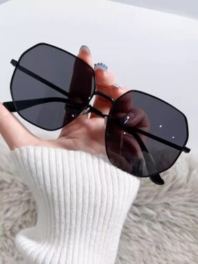 Polygon Metal Sunglasses for Women