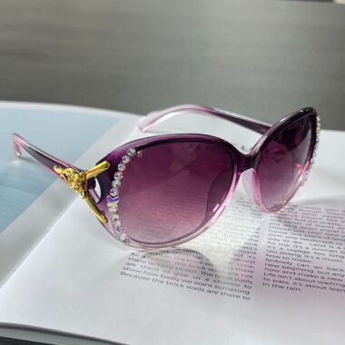 Women’s Oversized Rhinestone Sunglasses