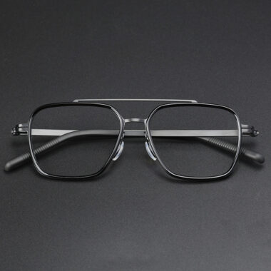 Linde Titanium Double-Bridge Eyeglass