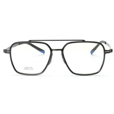 Linde Titanium Double-Bridge Eyeglass