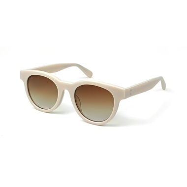 White Frame Cat-Eye Sunglasses