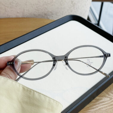 Oval Retro Round Eyeglass Frame