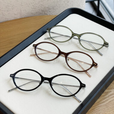 Oval Retro Round Eyeglass Frame