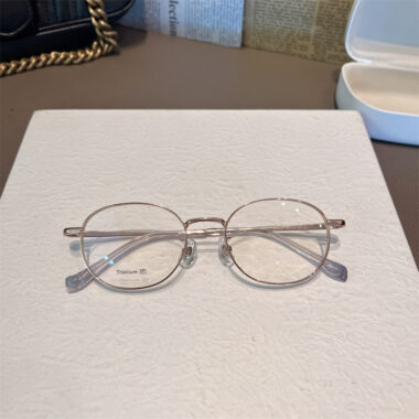 Titanium Oval Blue Light Glasses