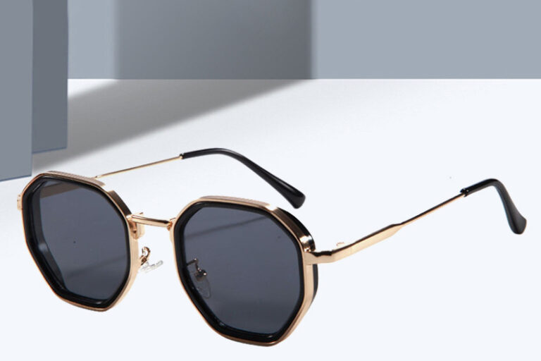 Steampunk Polygon Metal Sunglasses