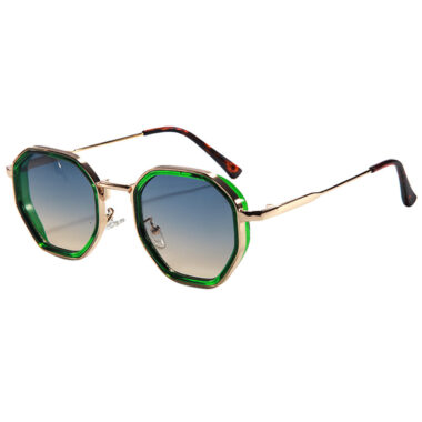 Steampunk Polygon Metal Sunglasses