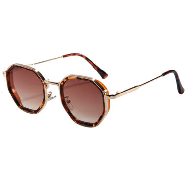 Steampunk Polygon Metal Sunglasses