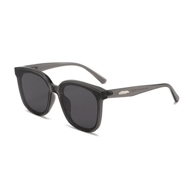 Black Polarized Sunglasses Oversized Face-Slim