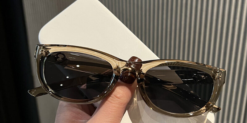 Olive Green Cat-Eye Sunglasses