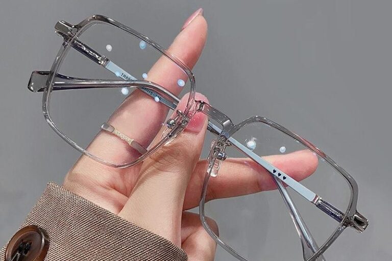 black square eyeglasses frame