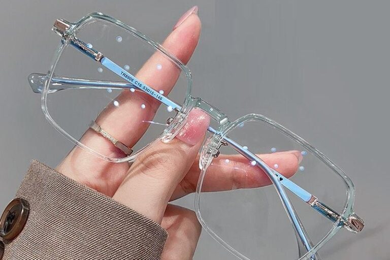 black square eyeglasses frame