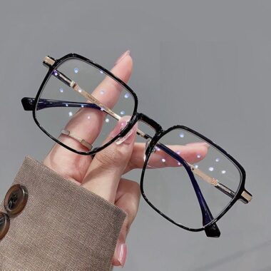 black square eyeglasses frame