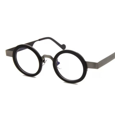V06 Retro Round Eyeglasses