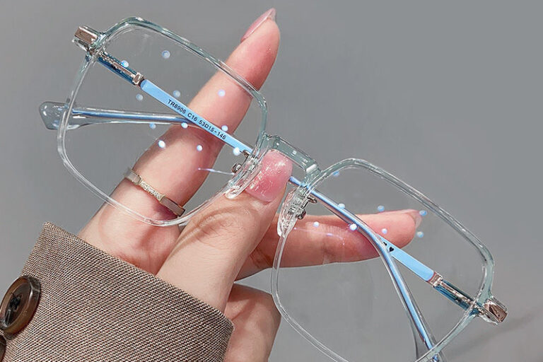 2025 Super Lightweight Anti Blue Light Large Square Eyeglasses (7) anti blue light eyeglasses