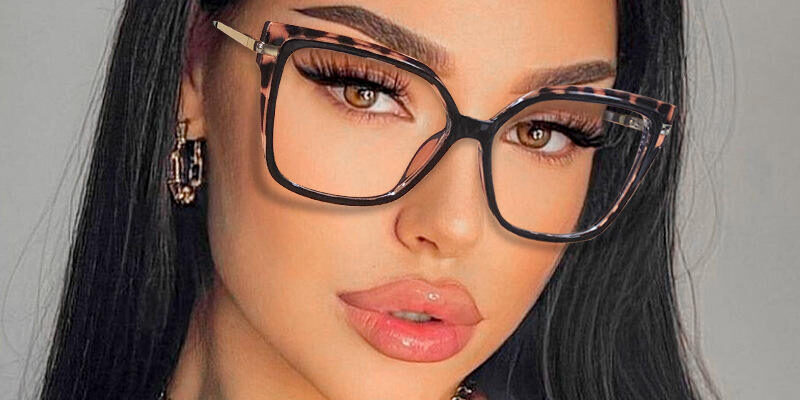 square eyeglasses anti blue light