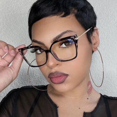 square eyeglasses anti blue light