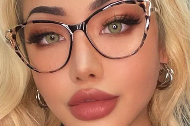 Custom Cat Eye TR90 Eyeglasses Frames Women Anti Blue Light (8) anti blue light glasses