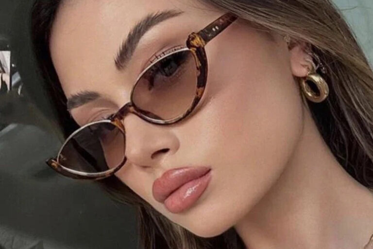 Retro Y2K Cat-Eye Half Frame Sunglasses for Women (1) Cat-eye half frame Y2K sunglasses