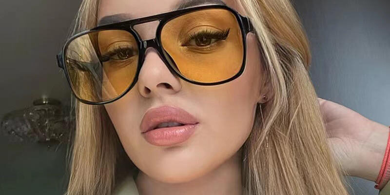 Retro big frame toad sunglasses