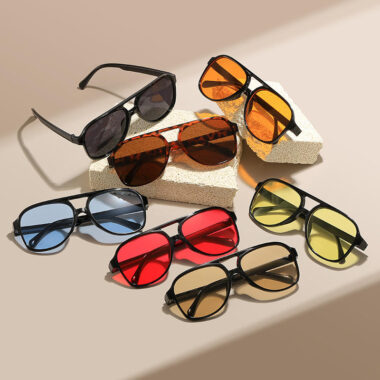 Retro big frame toad sunglasses