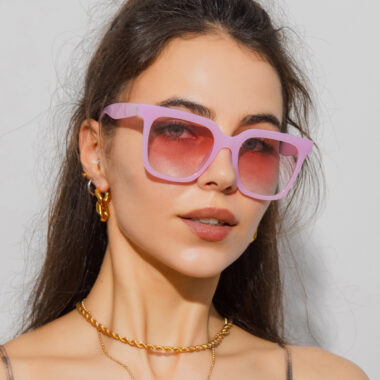 Large frame square sunglasses